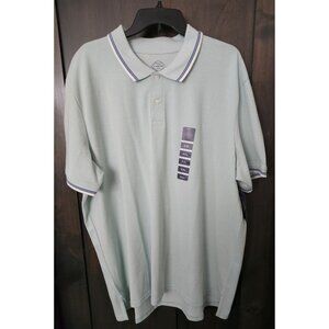 Mens St John's Bay Super Soft Classic Fit Short-Sleeve Polo Shirt Light Green